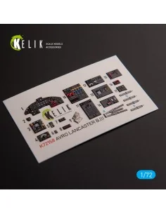 AVRO LANCASTER B.III - interior 3D decals for Airfix kit, 1/72 - Ke...