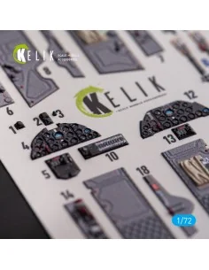 L-29 Delfin - interior 3D decals for AMK kit, 1/72 - Kelik K72162 2