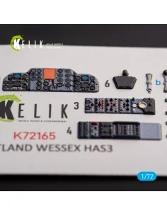 Westland Wessex HAS.3 - interior 3D decals for Italeri kit, 1/72 - ... 2