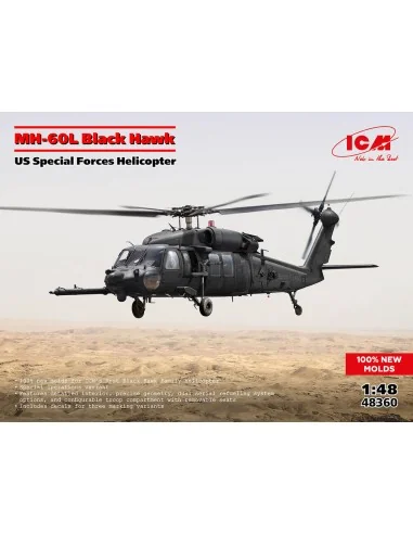 MH-60L Black Hawk, US Special Forces Helicopter (100% new molds), 1...