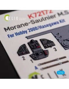 Morane-Saulnier M.S.406 - interior 3D decals for Hobby 2000/Hasegaw... 2