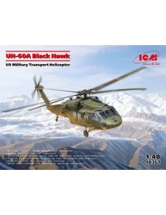 UH-60A Black Hawk, US Military Transport Helicopter, 1/48 - ICM 48361