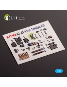 KI-61 - interior 3D decals for Tamiya kit, 1/72 - Kelik K72193 2