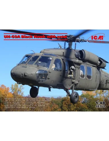 [NO_DESC] UH-60A Black Hawk with crew, 1/48 - ICM 48364