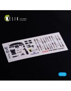FW-200C Condor - interior 3D decals for Trumpeter kit, 1/72 - Kelik...