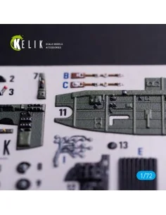 Bristol Bleninheim Mk.1 - interior 3D decals for Airfix kit, 1/72 -... 2