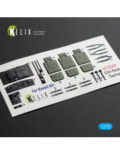 CH-54A Tarhe - interior 3D decals for Revell kit, 1/72 - Kelik K72211 2