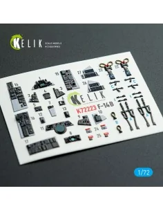 F-14B Tomcat - interior 3D decals for Academy kit, 1/72 - Kelik K72223 2
