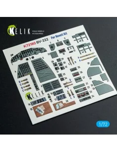 BV-222 - interior 3D decals for Revell kit, 1/72 - Kelik K72180 2