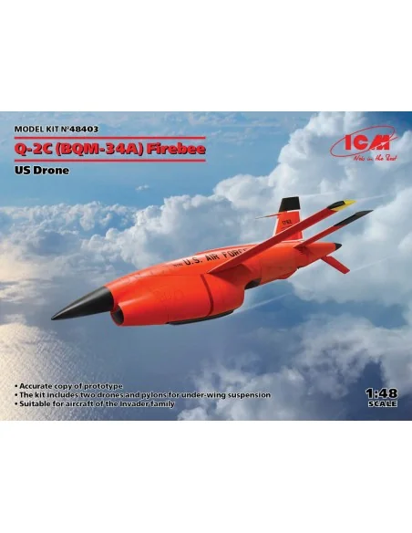 [NO_DESC] Q-2C (BQM-34A) Firebee, US Drone (2 airplanes and pilons)...
