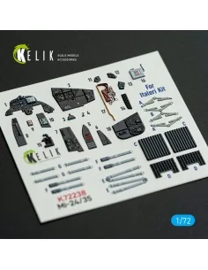 Mi-35/24 - interior 3D decals for Italeri kit, 1/72 - Kelik K72238 2