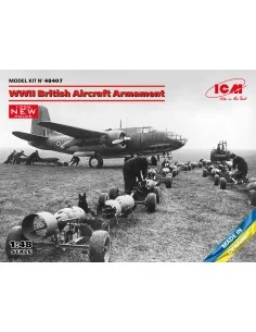 WWII British Aircraft Armament (100% new molds), 1/48 - ICM 48407