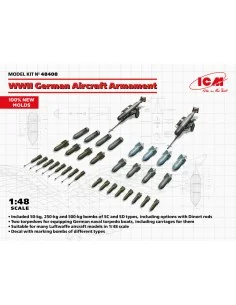 [NO_DESC] WWII German Aircraft Armament (100% new molds), 1/48 - IC...