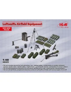 LW Airfield Equipment (100% new molds), 1/48 - ICM 48409