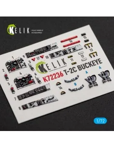 T-2C BUCKEYE - interior 3D decals for Wolfpack, 1/72 - Kelik K72236 2