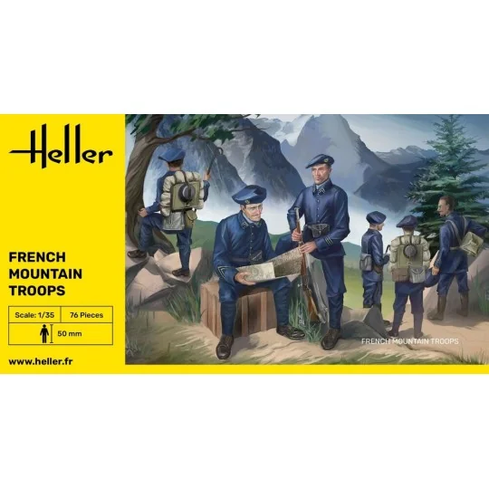 French Mountain Troops, 1/35 - Heller 81223