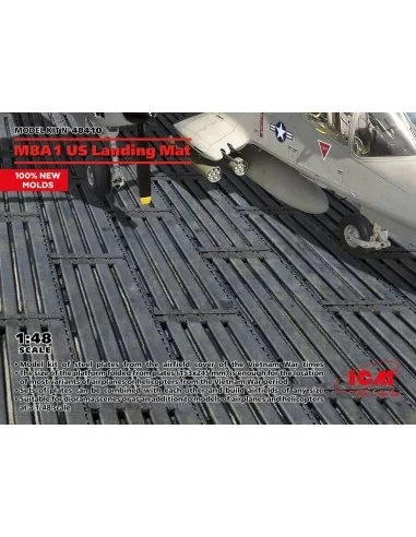 M8A1 US Landing Mat (153x245 mm) (100% new molds), 1/48 - ICM 48410