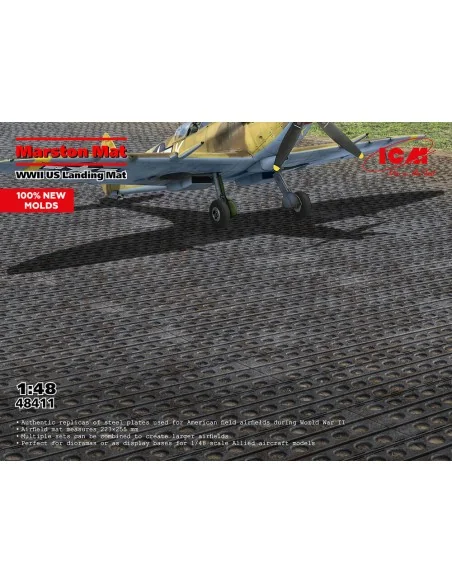 Marston Mat, WWII US Landing Mat (100% new moulds), 1/48 - ICM 48411