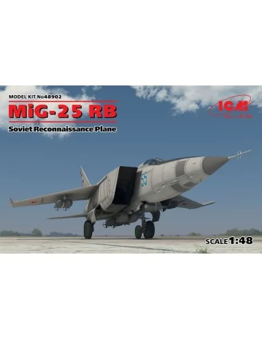 MiG-25 RB Sovit Reconnaissance Plane, 1/48 - ICM 48902