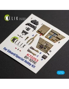 Bf-109 E - interior 3D decals for Special Hobby / Eduard, 1/72 - Ke... 2