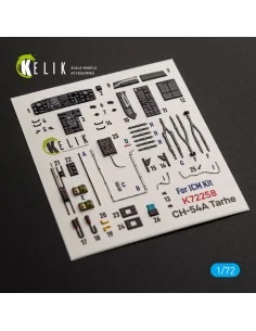 CH-54A Tarhe - interior 3D decals for ICM, 1/72 - Kelik K72258 2