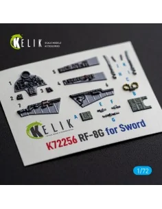 RF-8G - interior 3D decals for Sword, 1/72 - Kelik K72256 2