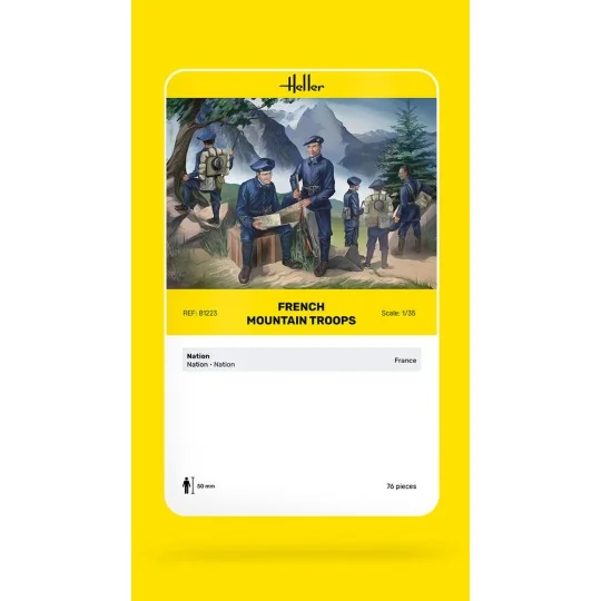 French Mountain Troops, 1/35 - Heller 81223