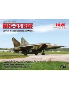 MiG-25 RBF, Soviet Reconnaissance Plane, 1/48 - ICM 48904