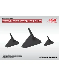 Aircraft Models Stands (Black Edition)(for 1:144, 1:72, 1:48 und 1:...