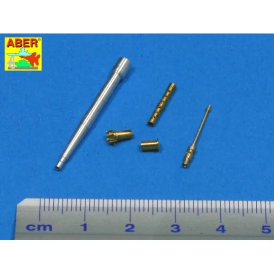 Barrels for Pz.Kpfw.II, Ausf.F, 1/24 - Aber Models 24 T02 Barrels for Pz.Kpfw.II, Ausf.F, 1/24 - Aber Models 24 T02