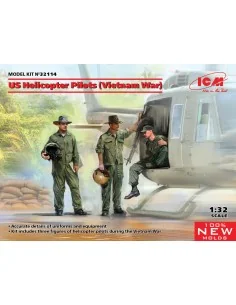 US Helicopter Pilots (Vietnam War) (100% new molds), 1/32 - ICM 32114