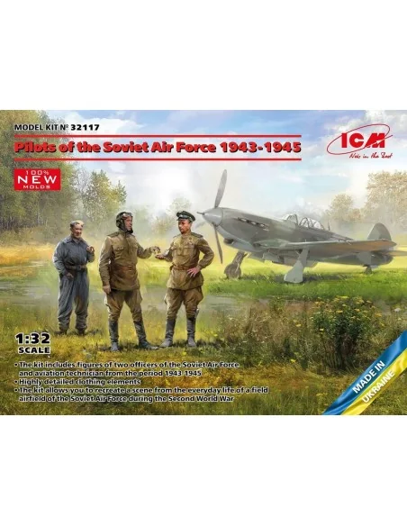 Pilots of the Soviet Air Force 1943-1945, 1/32 - ICM 32117