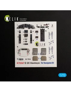 E-2C Hawkeye - interior 3D decals for Hasegawa, 1/72 - Kelik K72267