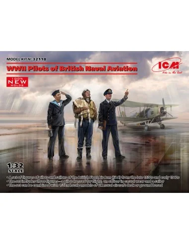 WWII Pilots of British Naval Aviation (100% new molds), 1/32 - ICM ...