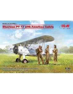 [NO_DESC] Stearman PT-17 with American Cadets, 1/32 - ICM 32051