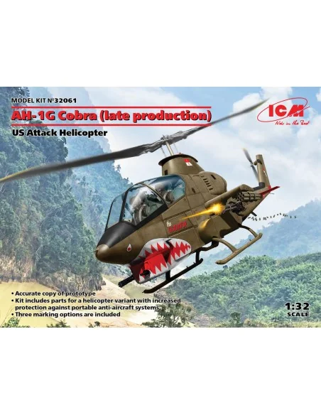 AH-1G Cobra (late production), US Attack Helicopter, 1/32 - ICM 32061
