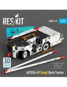 A/S32A-49 (long) Deck Tractor (3D Printed model kit), 1/72 - ResKit...