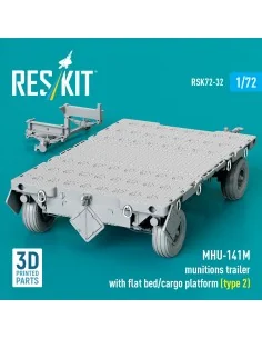 MHU-141M munitions trailer with flat bed/cargo platform (type 2) (3... 2