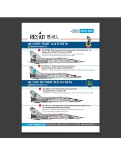 MiG-25RBT, RBF, RBS Foxbat (Blue 73, Blue 74, Red 17, Red 19) Ukrai... 2