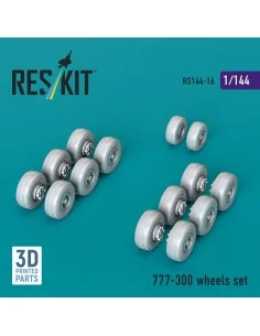 777-300 wheels set (3D printed), 1/144 - ResKit Models RS144-0016