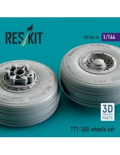 777-300 wheels set (3D printed), 1/144 - ResKit Models RS144-0016 2