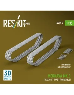 Merkava Mk.3 track set Type 1 (Workable) for Meng/HobbyBoss kit (3D... 2