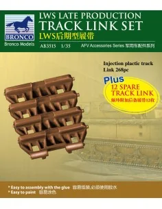 LWS Late-Production Track link set, 1/35 - Bronco Models AB3515