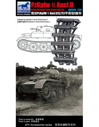 Pzkpfw.II Ausf.D (Early Version) Track Link Set, 1/35 - Bronco Mode...