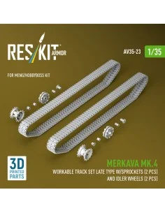 Merkava Mk.4 Workable track set late type w/Sprockets (2 pcs) and i...