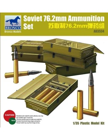 Soviet 76, 2mm Ammunition Set, 1/35 - Bronco Models AB3534