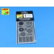 Grilles for Sd.Kfz.171 Panther Ausf.G late model - Aber Models 25003