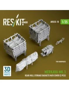 Merkava Mk.3 rear hull storage baskets w/o cover (2 pcs) for HobbyB...