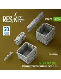 Merkava Mk.3 rear hull storage baskets w/o cover (2 pcs) for HobbyB... 2