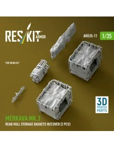 Merkava Mk.3 rear hull storage baskets w/cover (2 pcs) for Meng kit... 2